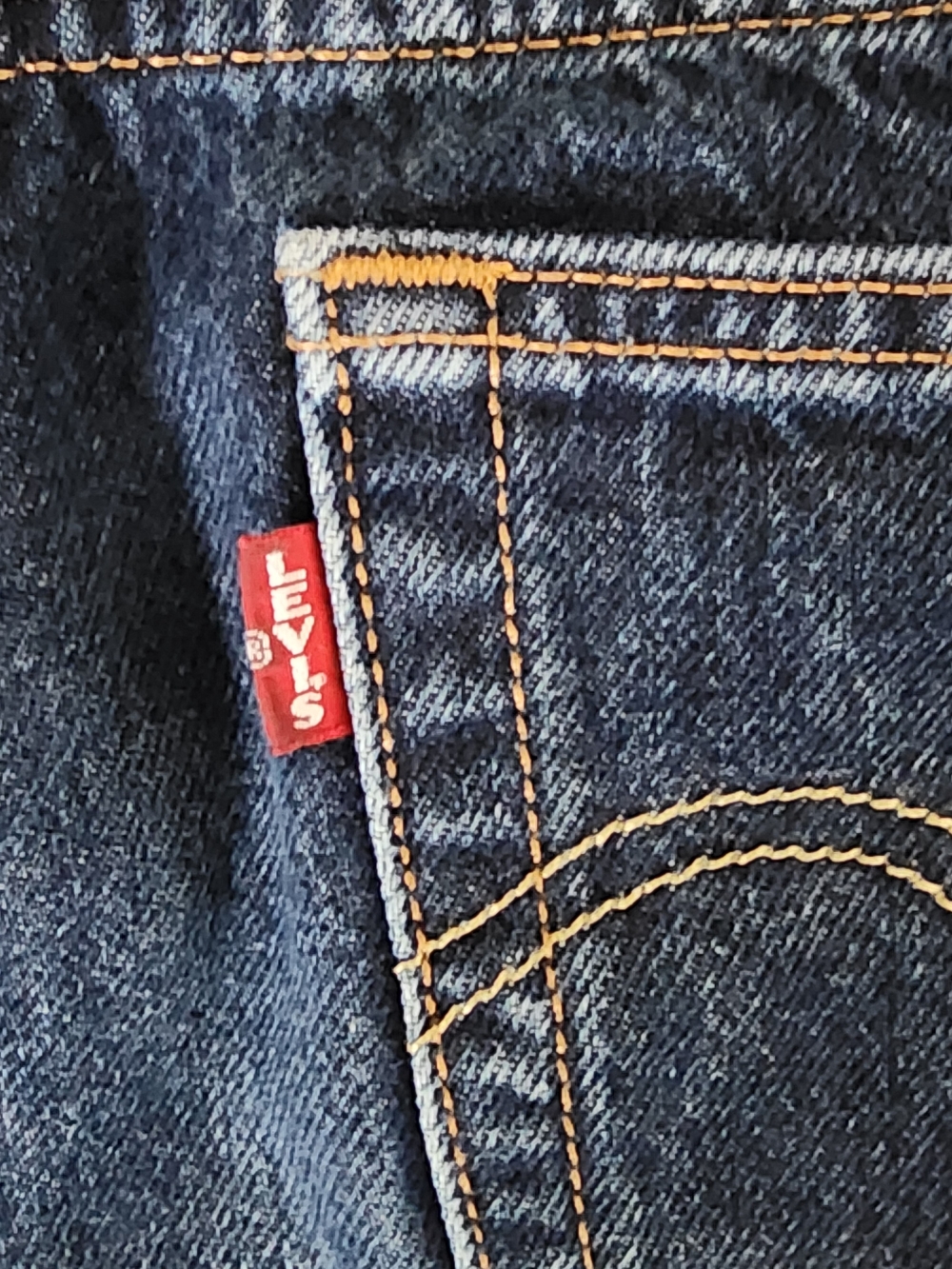 Levi's 501🔖BIG "E" Indigo Premium Button-Fly Jeans! Retro Indie Slease Patina
